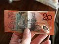 Australian money - twenty dollar bill